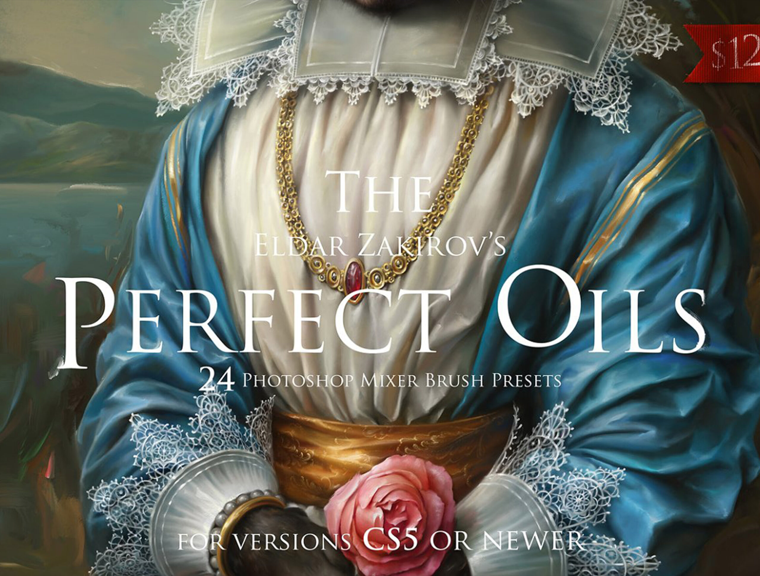 Perfect Oils. 24 Photoshop Brushes [Free Download]