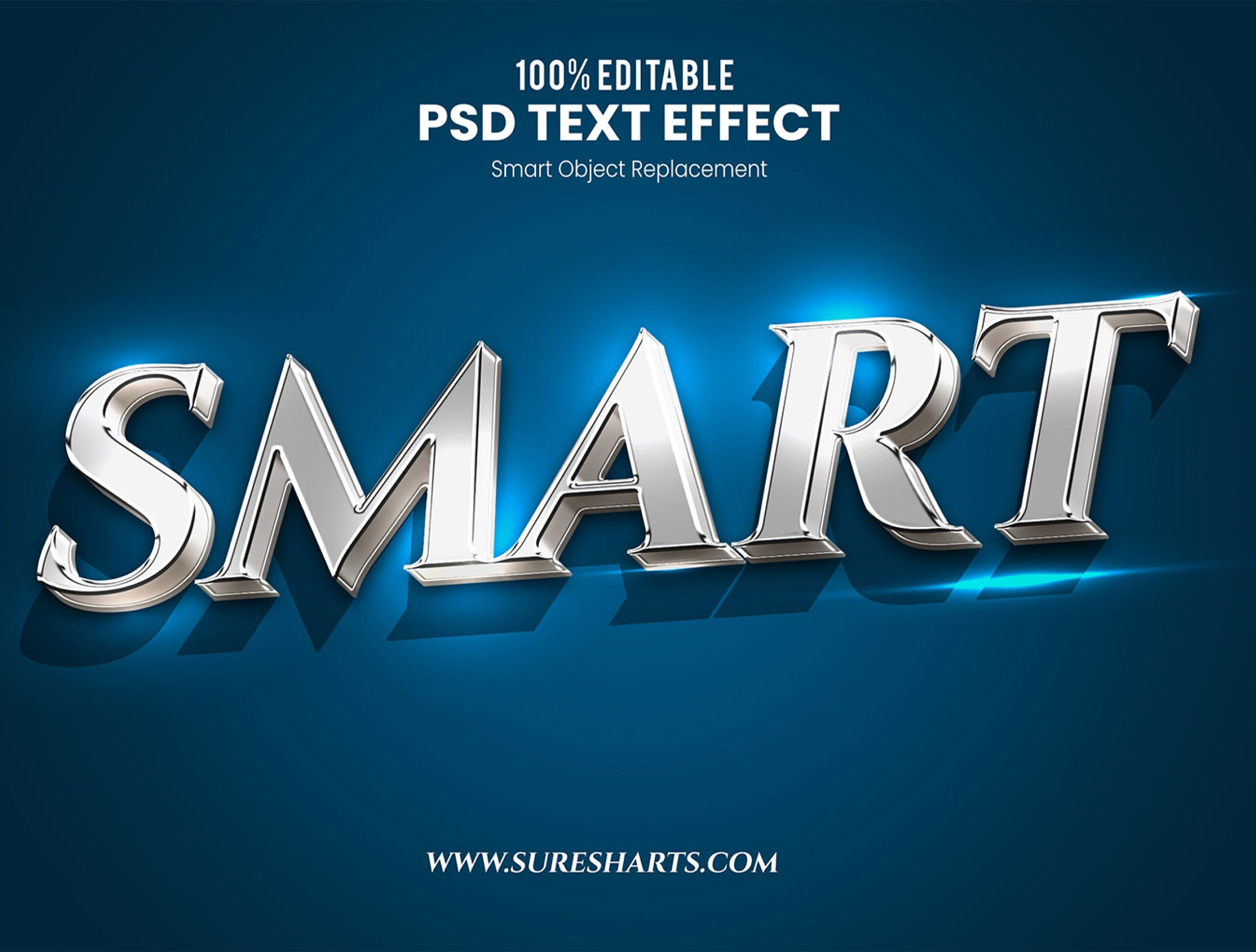 Smart Silver – PSD Text Effect [Free Download]