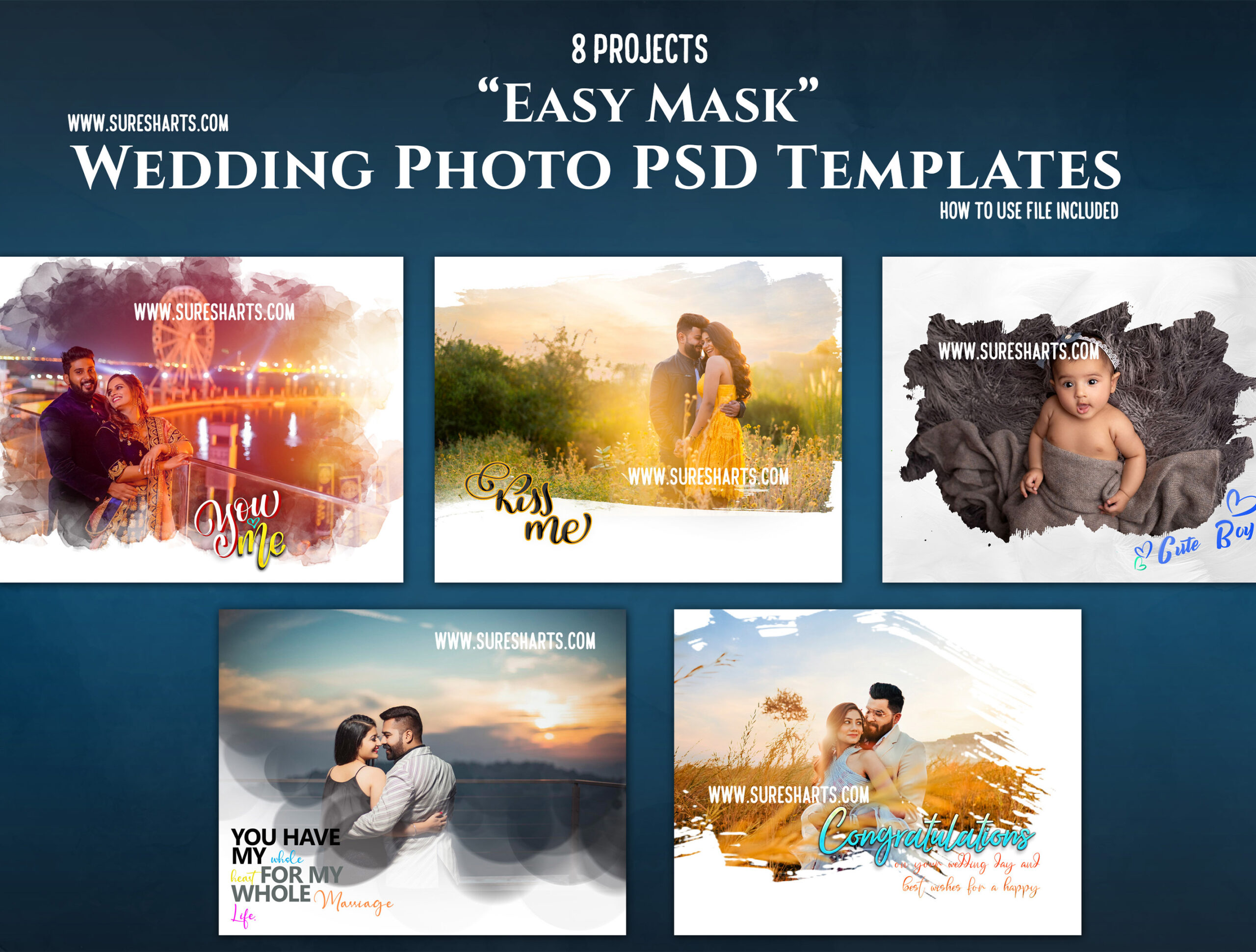 Easy Mask – Photo Mask PSD Templates [Free Download]