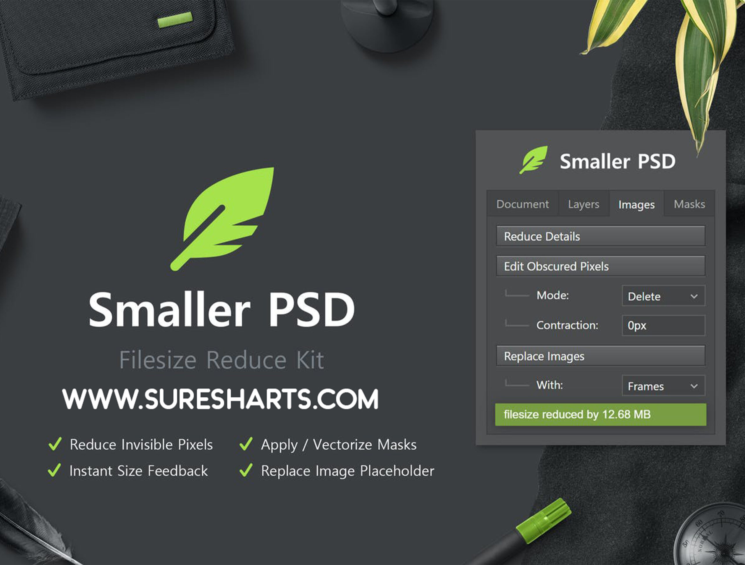 Smaller PSD – Filesize Reduce Kit [Free Download]